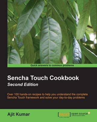 Book cover for Sencha Touch Cookbook