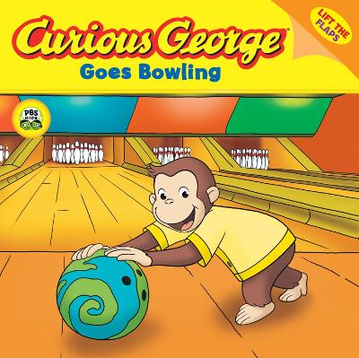 Book cover for Curious George Goes Bowling (Lift-the-flap Book)