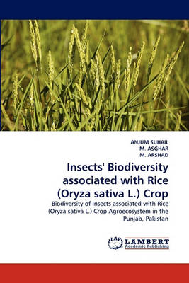 Book cover for Insects' Biodiversity Associated with Rice (Oryza Sativa L.) Crop