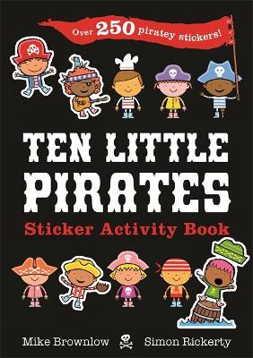 Book cover for Ten Little Pirates Sticker Activity Book