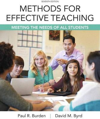 Book cover for Methods for Effective Teaching with Enhanced Pearson Etext, Loose-Leaf Version with Video Analysis Tool -- Access Card Package