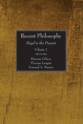 Book cover for Recent Philosophy, 2 Volumes