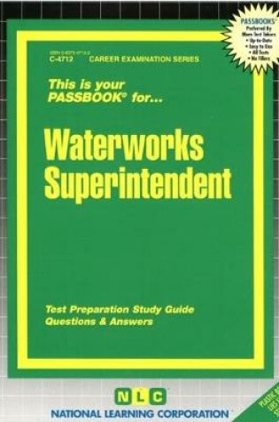 Cover of Waterworks Superintendent