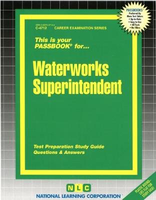 Book cover for Waterworks Superintendent