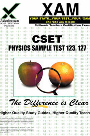 Cover of CSET Physics Sample Test 123, 127