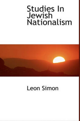 Cover of Studies in Jewish Nationalism