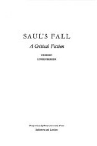 Cover of Saul's Fall