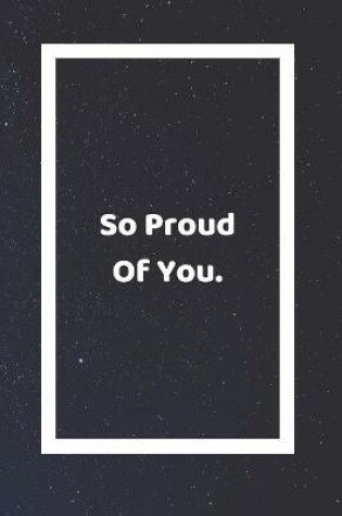 Cover of So Proud Of You