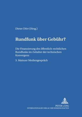Book cover for Rundfunk Ueber Gebuehr?