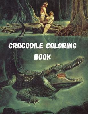 Book cover for Crocodile Coloring Book