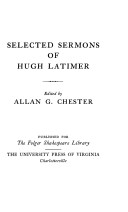 Book cover for Selected Sermons Hugh Latimer