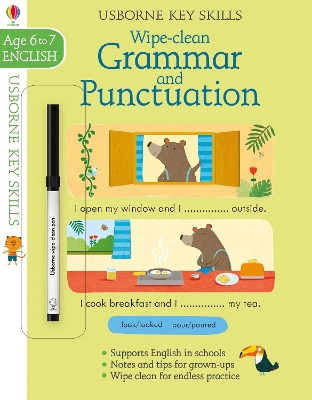 Book cover for Wipe-clean Grammar & Punctuation 6-7
