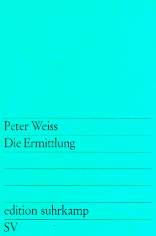 Cover of Die Ermittlung