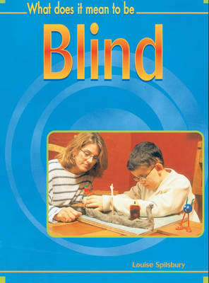 Book cover for What Does it mean to Be? Blind Paperback