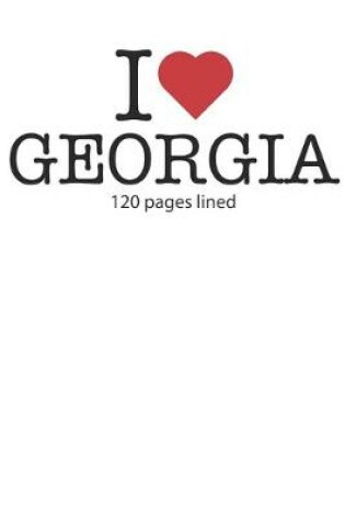 Cover of I love Georgia