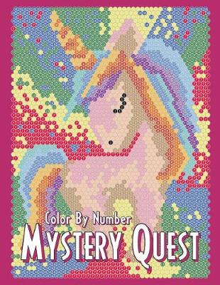 Book cover for MYSTERY QUEST Color By Number