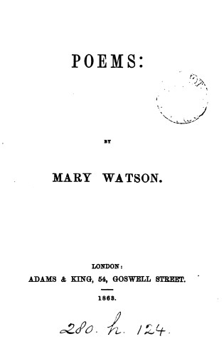 Cover of Poems