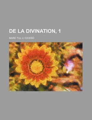 Book cover for de La Divination, 1