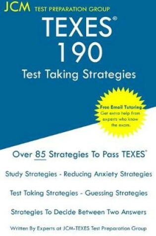 Cover of TEXES 090 Test Taking Strategies