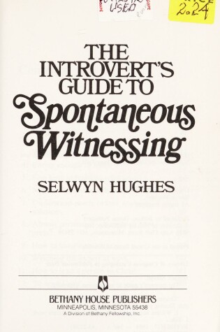 Cover of Introvert's Guide to Witnessing