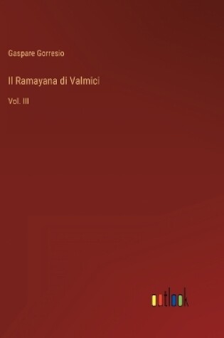 Cover of Il Ramayana di Valmici