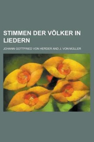 Cover of Stimmen Der Volker in Liedern
