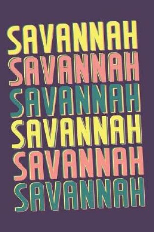 Cover of Savannah Notebook