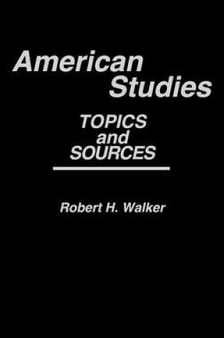 Cover of American Studies