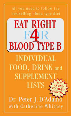 Book cover for Eat Right for Blood Type B