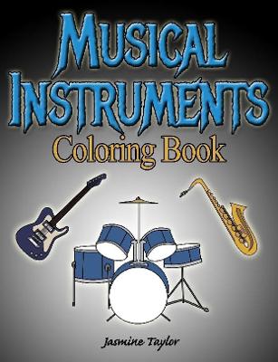 Book cover for Musical Instruments Coloring Book