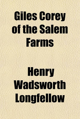 Book cover for Giles Corey of the Salem Farms