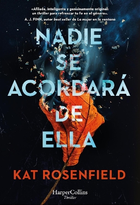 Book cover for Nadie se acordará de ella