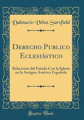 Book cover for Derecho Publico Eclesiastico