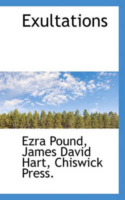 Book cover for Exultations of Ezra Pound