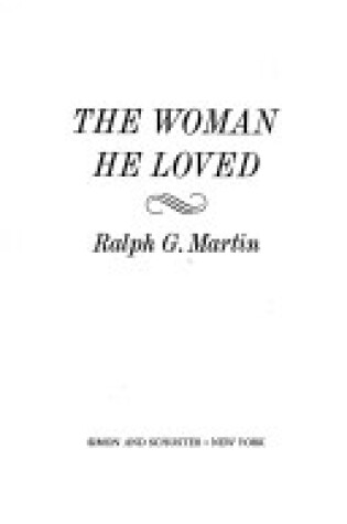 Cover of The Woman He Loved