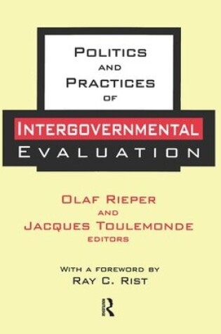 Cover of Politics and Practices of Intergovernmental Evaluation