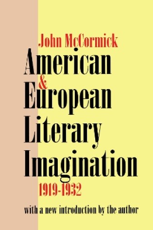 Cover of American and European Literary Imagination