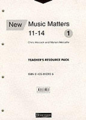 Book cover for New Music Matters 11-14 Teacher's Resource Pack 1