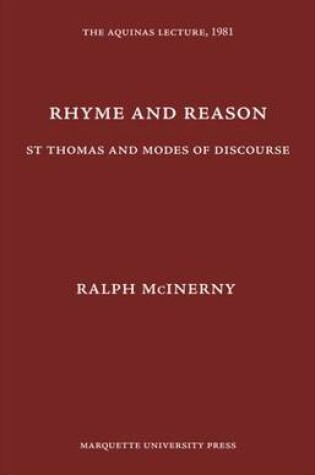 Cover of Rhyme and Reason