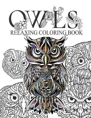 Cover of Owls Relaxing coloring book