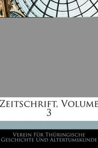 Cover of Zeitschrift, Volume 3