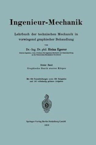 Cover of Ingenieur-Mechanik