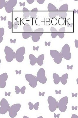 Cover of Purple Butterflies Sketchbook
