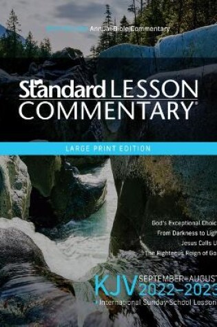 Cover of KJV Standard Lesson Commentary(r) Large Print Edition 2022-2023