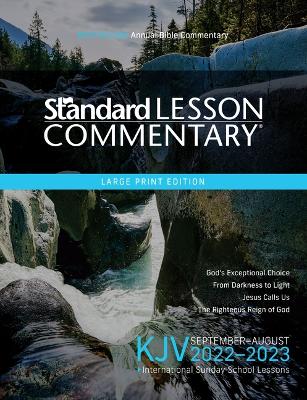 Book cover for KJV Standard Lesson Commentary(r) Large Print Edition 2022-2023
