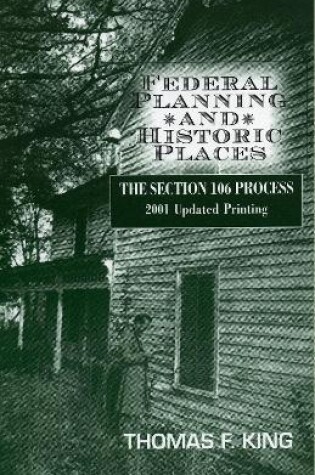 Cover of Federal Planning and Historic Places