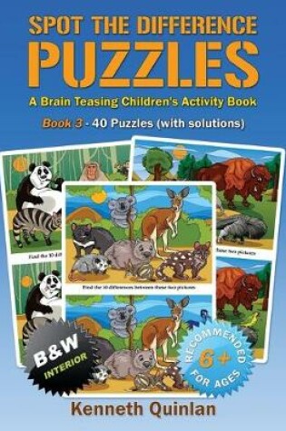 Cover of Spot the Difference Puzzles - Book 3