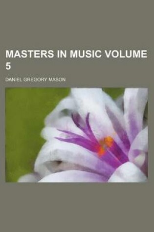 Cover of Masters in Music Volume 5