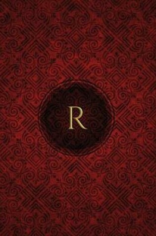 Cover of Monogram "R" Blank Sketchbook