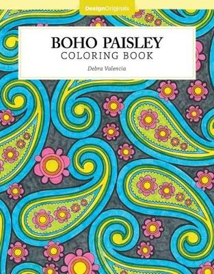 Book cover for Boho Paisley Coloring Book